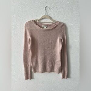 Adrienne Vittadini Cashmere Pink Sweater Women’s Small